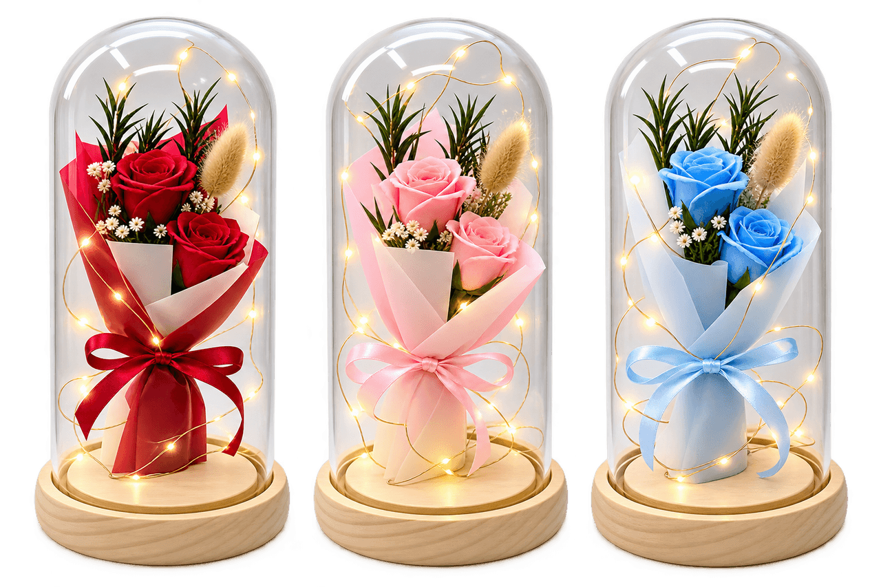 Image of Glass Dome Flower