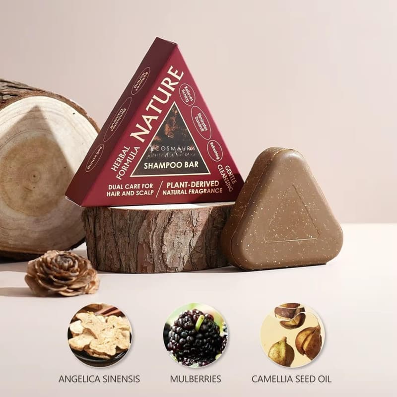 Image of Lansy Nature Cacumen Biotae & Isatis Indigotica Shampoo Bar