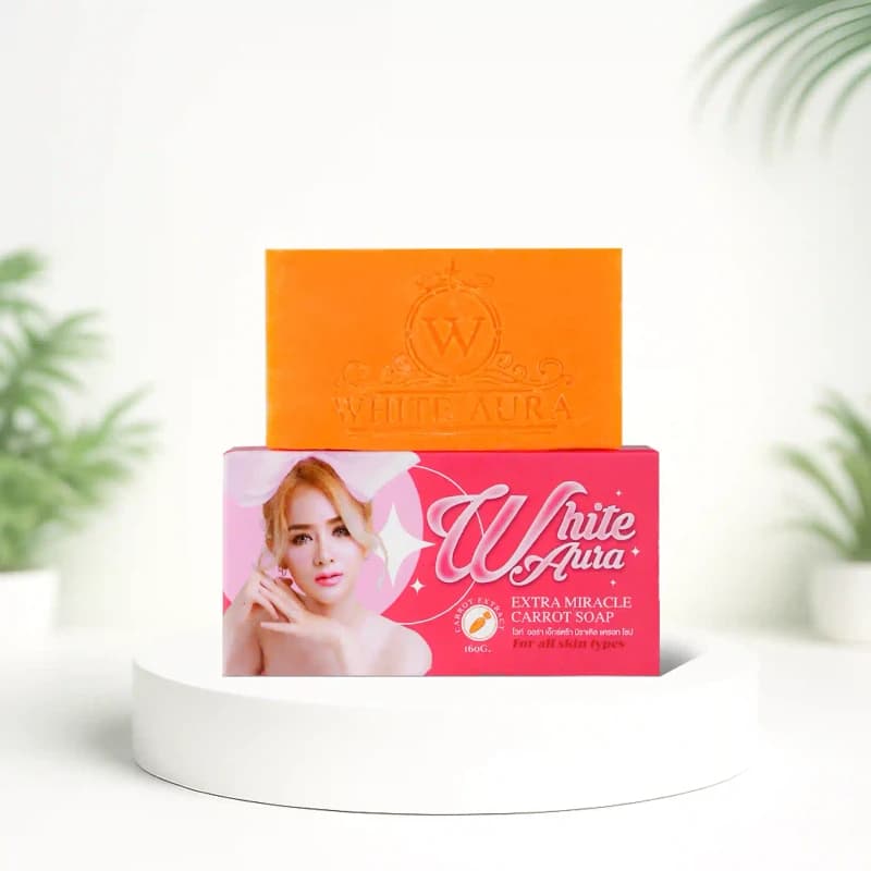 Image of White Aura Extra Miracle Carrot Soap