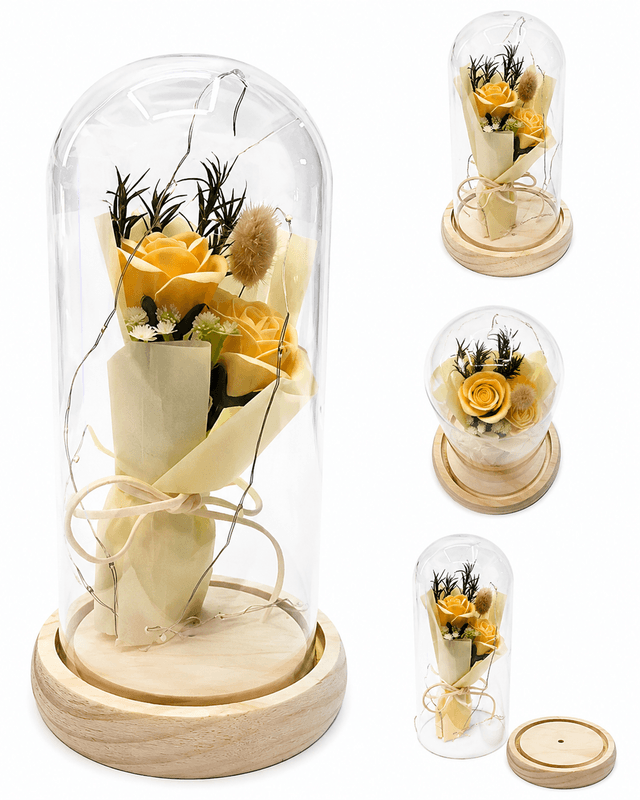 Image of Glass Dome Flower